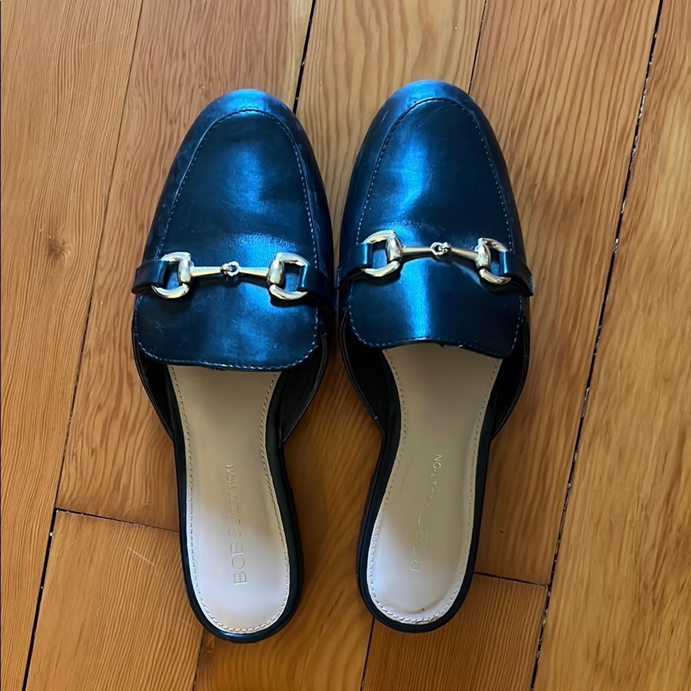 BCBGereration black mules with silver details